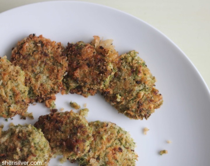 cheezy broccoli fritters
