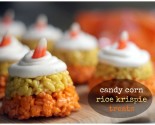 candy corn rice krispie treats