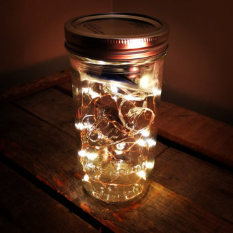 stonehill design LED mason jar