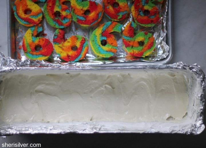 rainbow surprise birthday cake