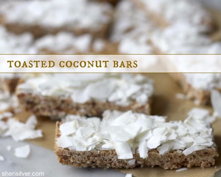 toasted coconut bars