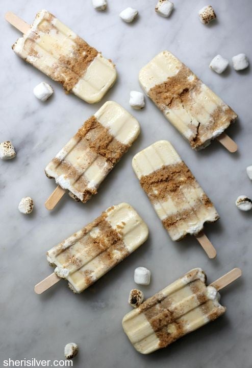 s'mores popsicles