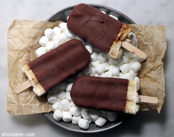 s'mores popsicles