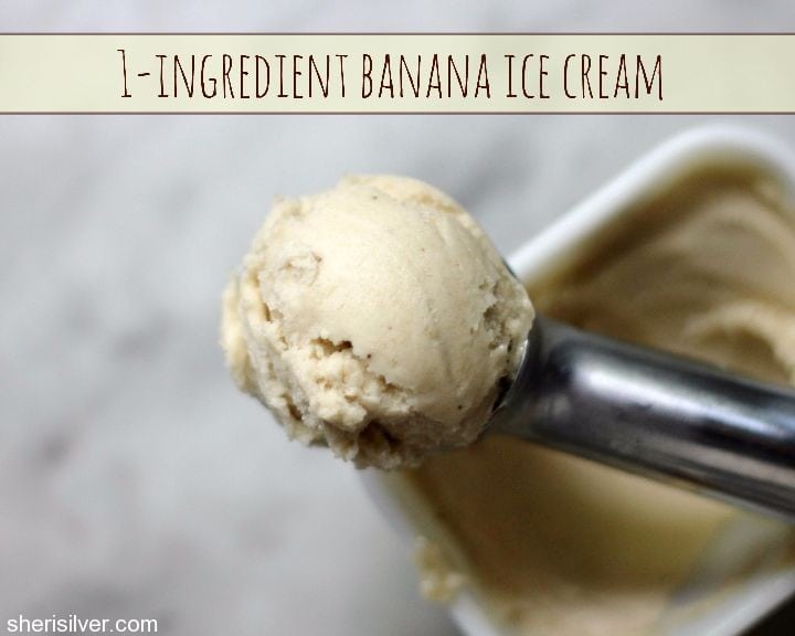 1-ingredient banana ice cream