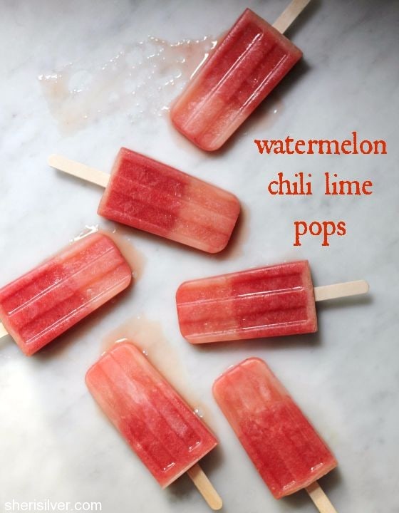 watermelon chili lime pops