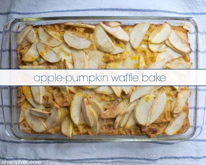 apple-pumpkin-waffle-bake #FueledForSchool #Ad