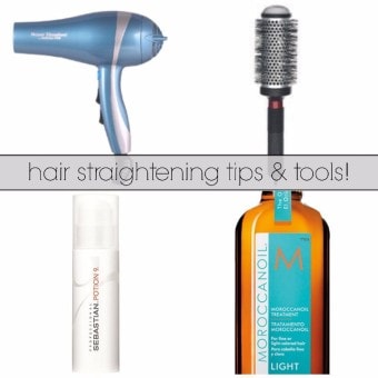 hair straightening tips and tools