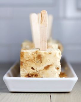 triple biscoff popsicles