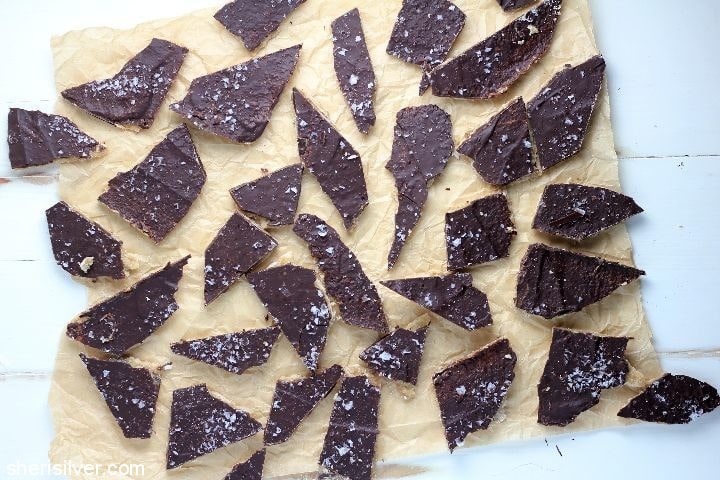 dark-chocolate-toffee-crackers #ad