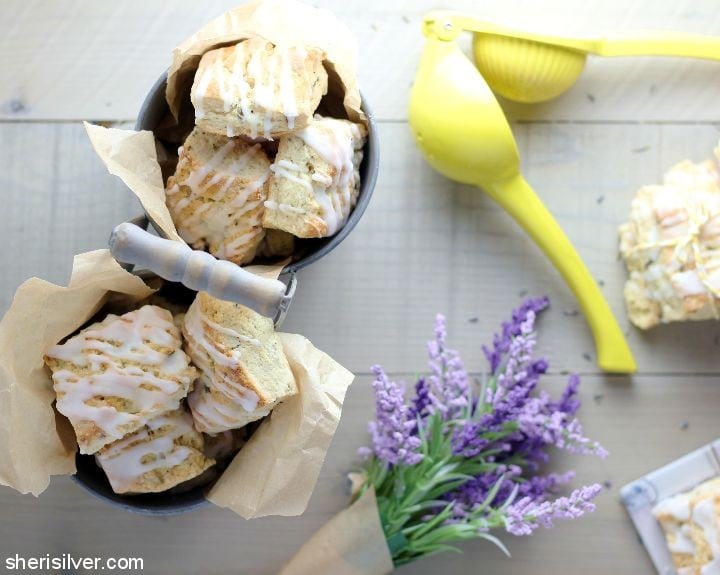 lavender lemon scones