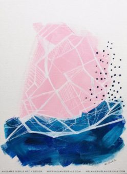 Three-Paintings-on-Pink-No-2-Melanie-Biehle-2017-WEB