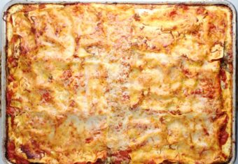 sheet pan lasagna