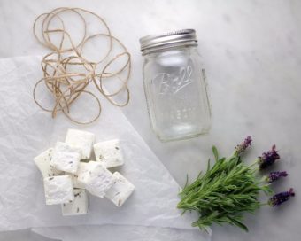 lavender shower melts with mason jar ad lavender