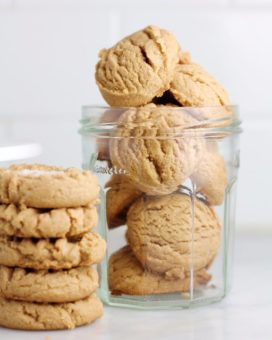 3 ingredient vegan peanut butter cookies