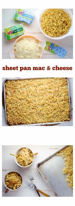 Sheet Pan Mac and Cheese l sherisilver.com #ad