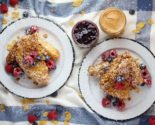 Peanut Butter and Jelly French Toast l sherisilver.com #ad