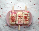 Raspberry White Chocolate Popsicles l sherisilver.com