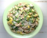 Pasta With Grilled Chicken and Zucchini l sherisilver.com #ad