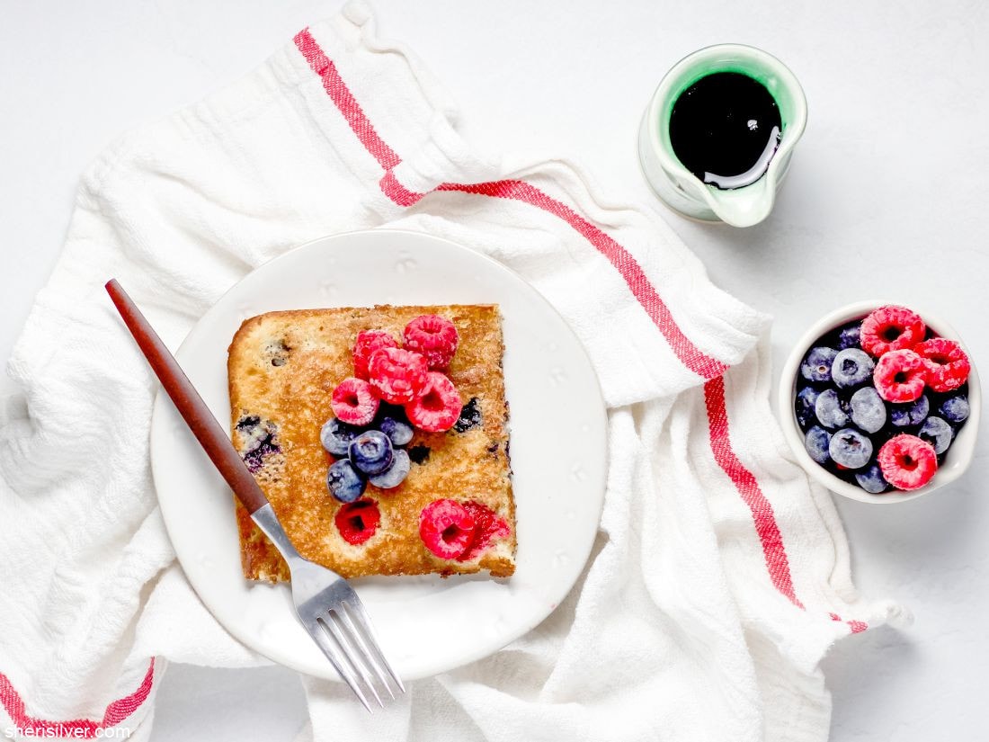Sheet Pan Pancakes l sherisilver.com