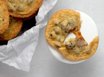 Chewy Stuffed Chocolate Chip Cookies #ad