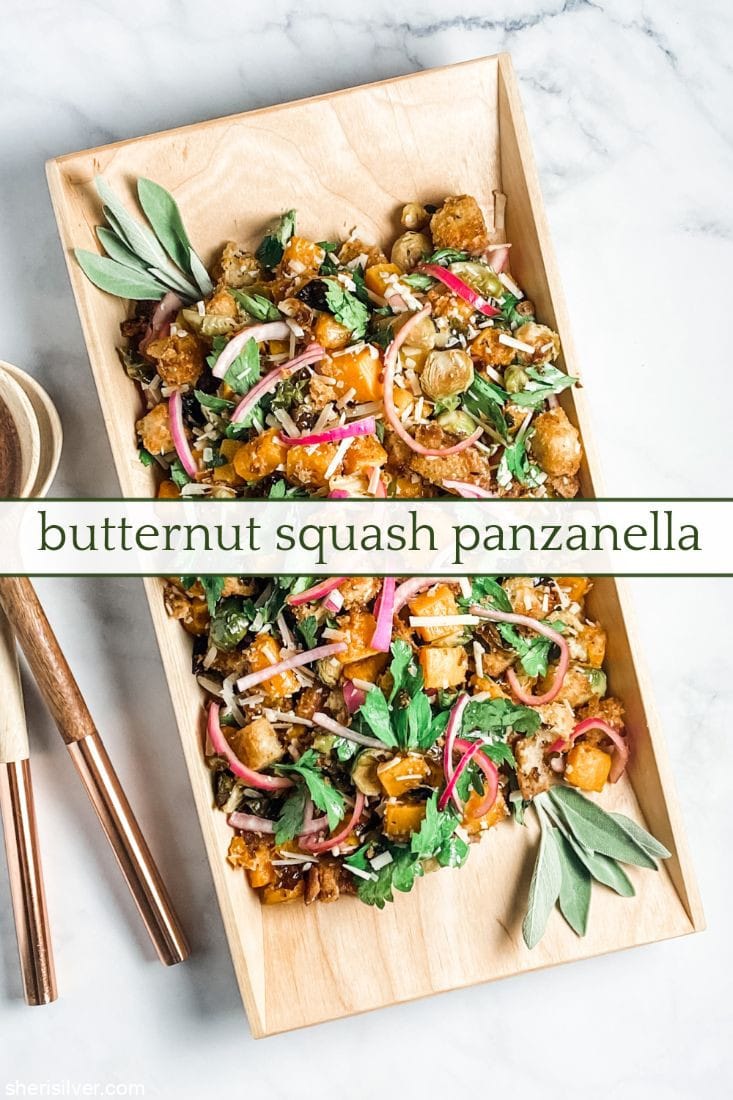 Butternut Squash Panzanella l sherisilver.com