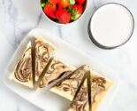 Loaf Pan Swirl Cheesecake l sherisilver.com