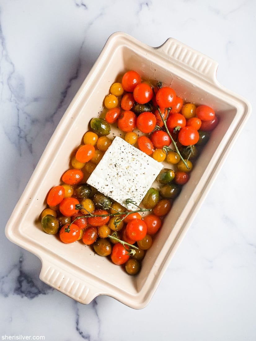 Baked Feta Pasta l sherisilver.com