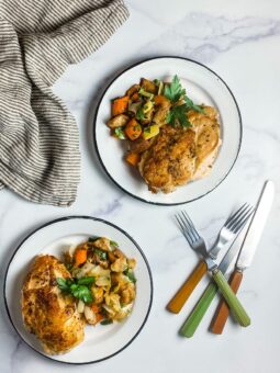 One Pan Chicken And Vegetables l sherisilver.com