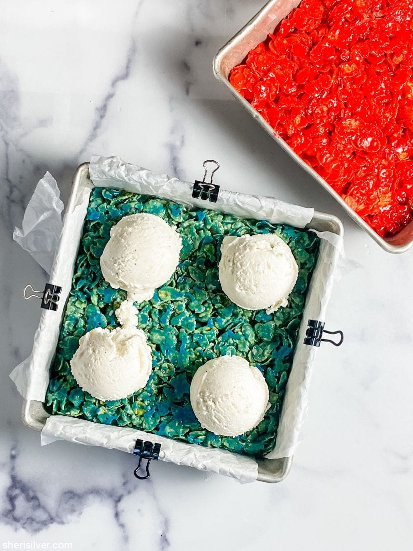 Cereal Bar Ice Cream Sandwiches l sherisilver.com