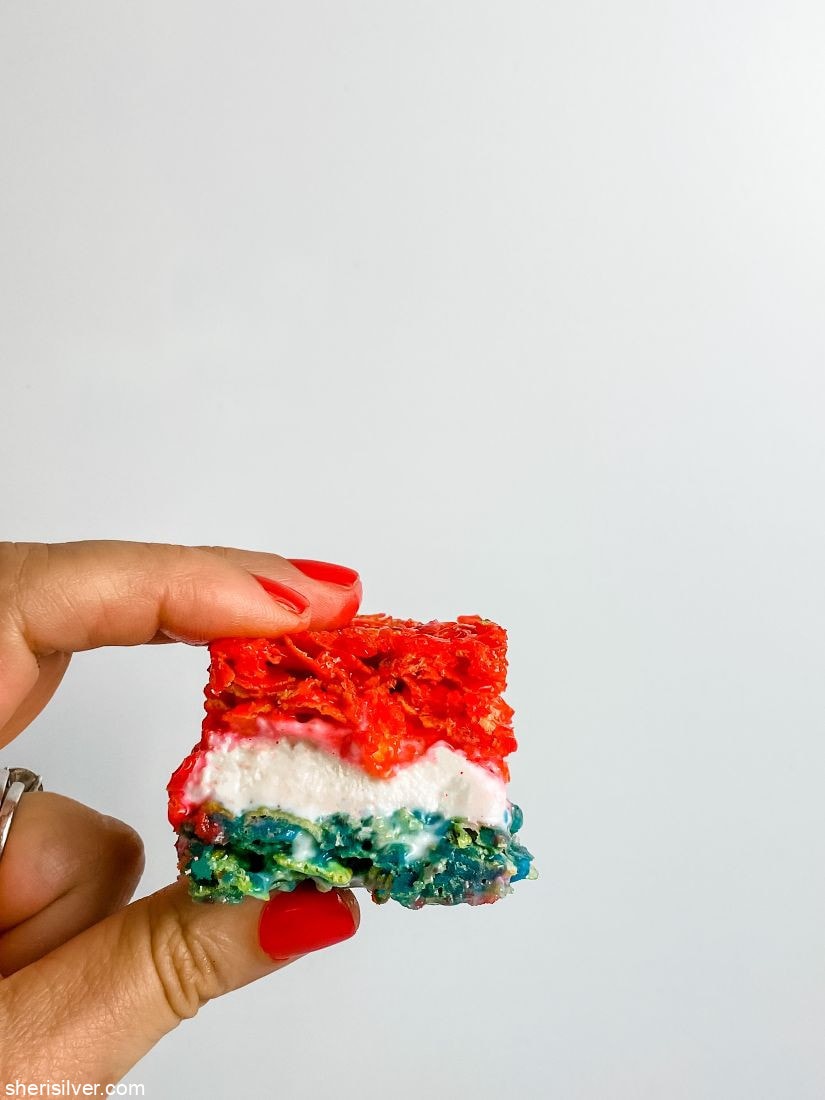 Cereal Bar Ice Cream Sandwiches l sherisilver.com