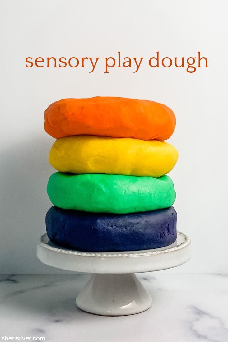 sensory play dough!  Sheri Silver - living a well-tended life at any age