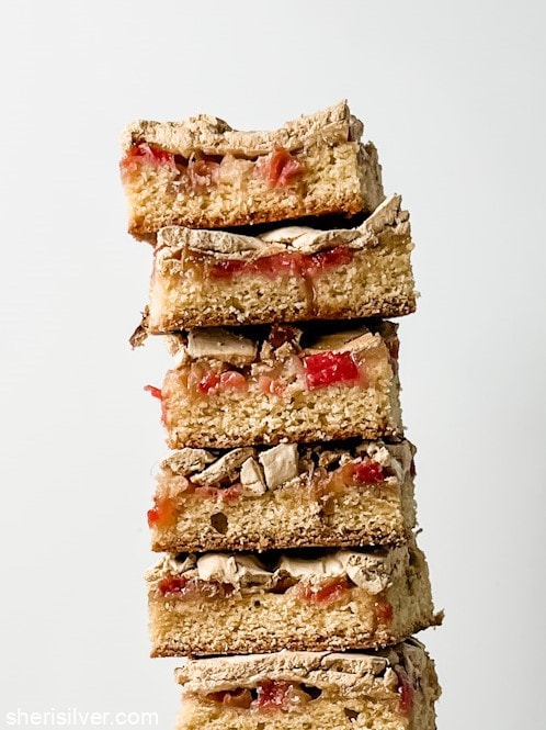 rhubarb mud hen bars
