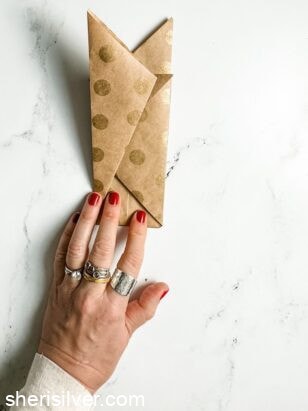 paper gift bag step sixteen