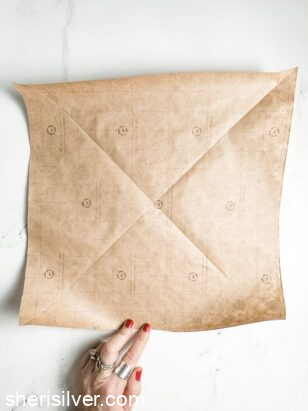 paper gift bag step three