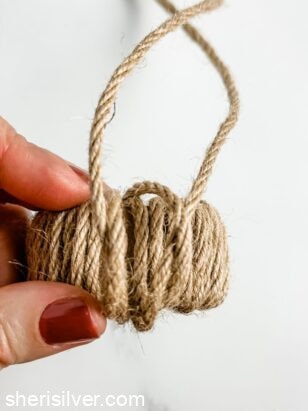 cardboard tube napkin ring step nine