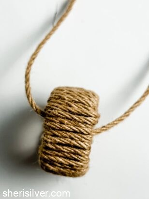 cardboard tube napkin ring step ten