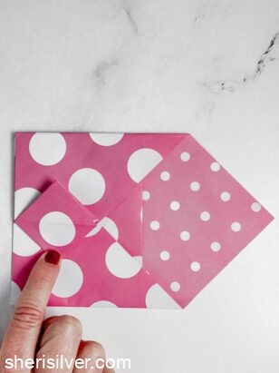 homemade paper envelopes step 7