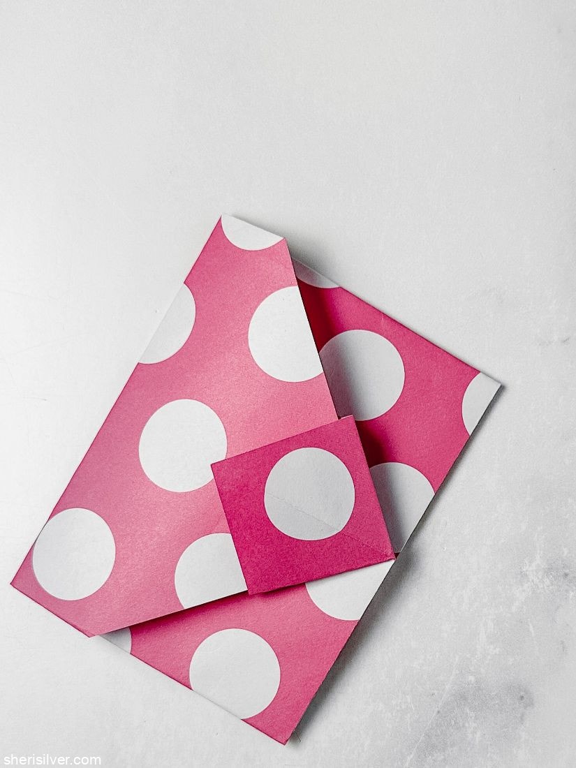 homemade paper envelopes step 8
