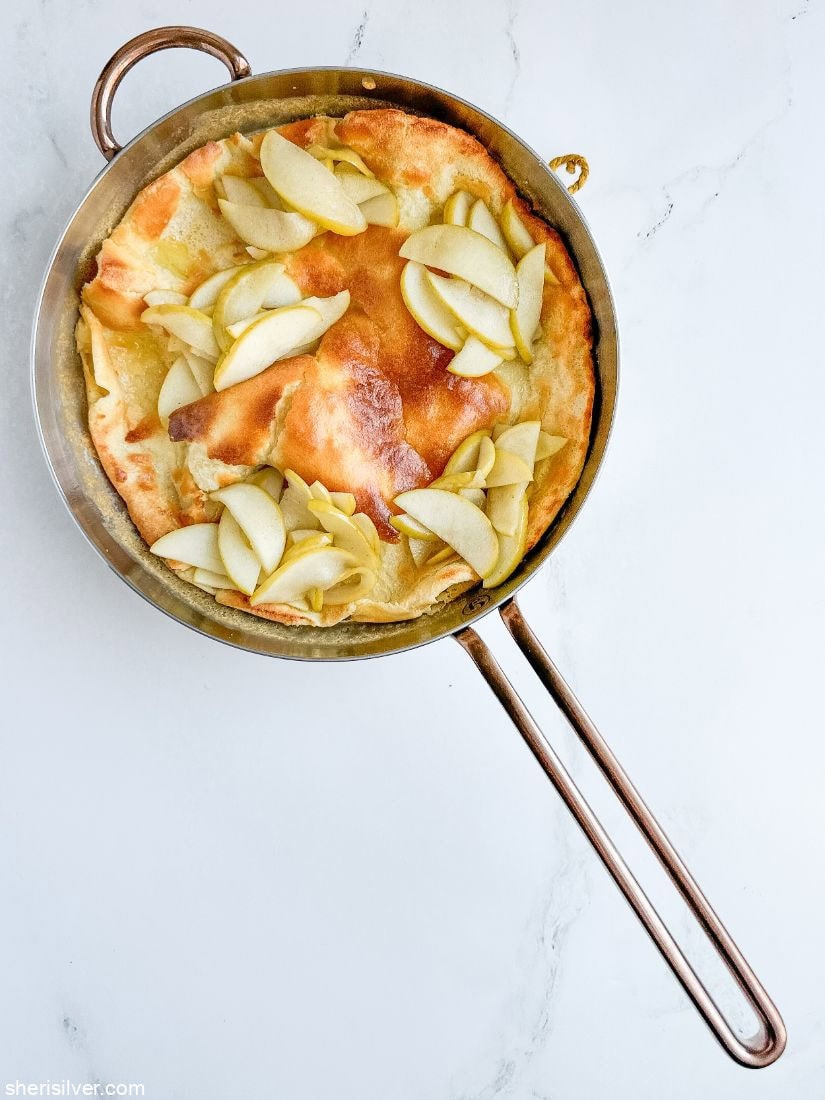 dutch baby with sauteed apples