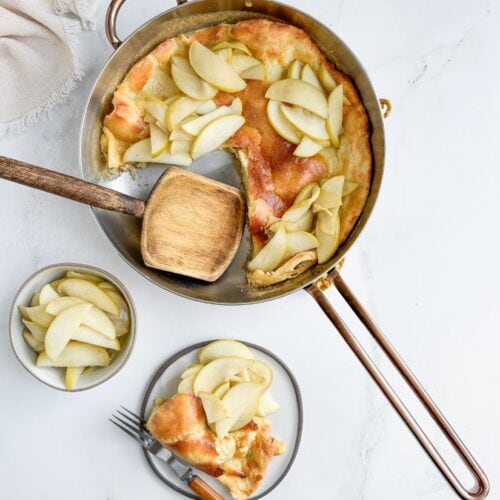 dutch baby with sauteed apples