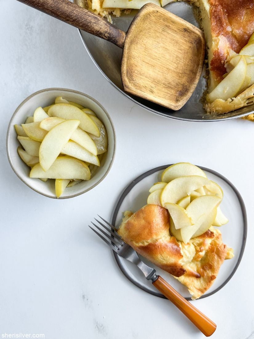 dutch baby with sauteed apples