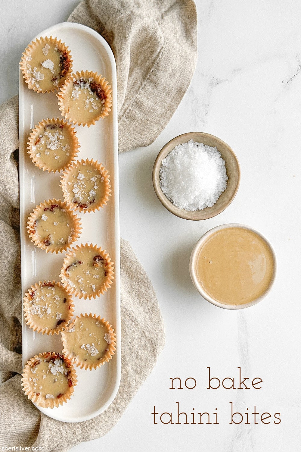 no bake tahini bites