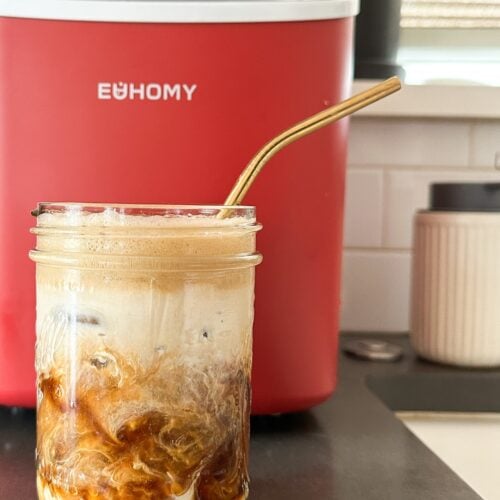 brown sugar shaken iced latte