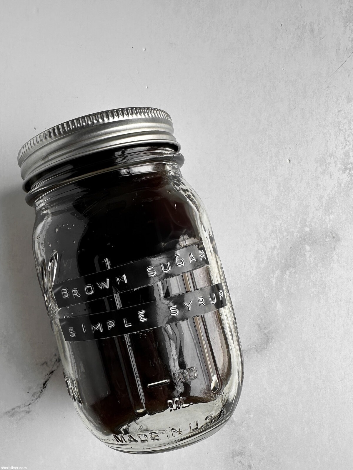 brown sugar simple syrup for brown sugar shaken iced latte