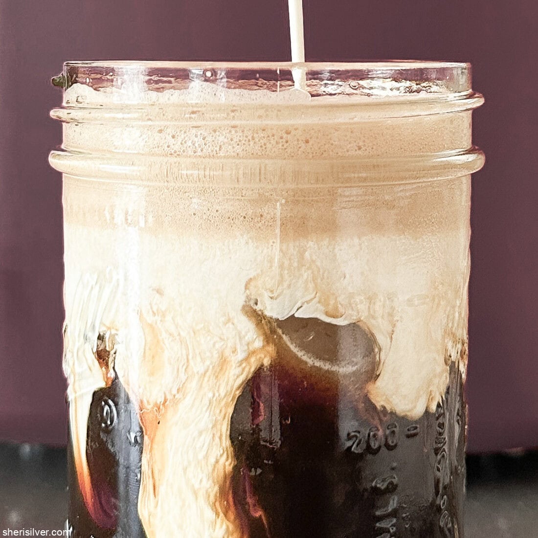 brown sugar shaken iced latte
