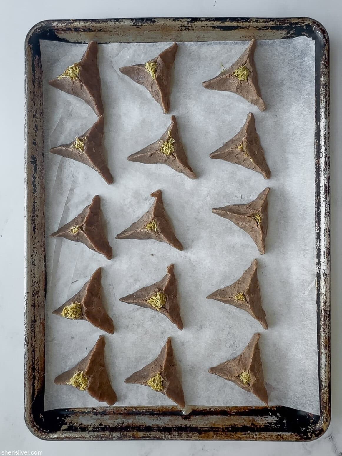 dubai chocolate hamantaschen