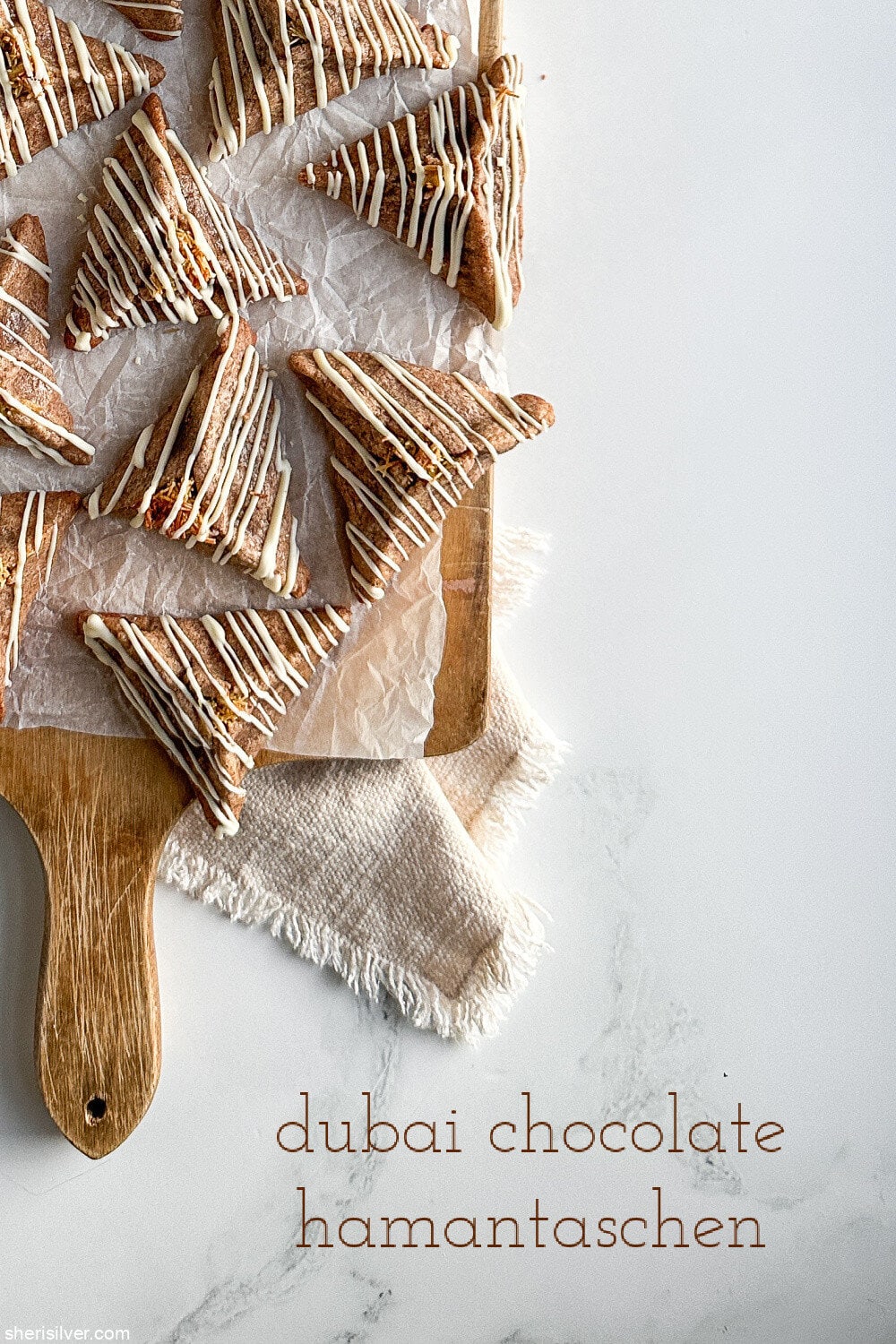 dubai chocolate hamantaschen
