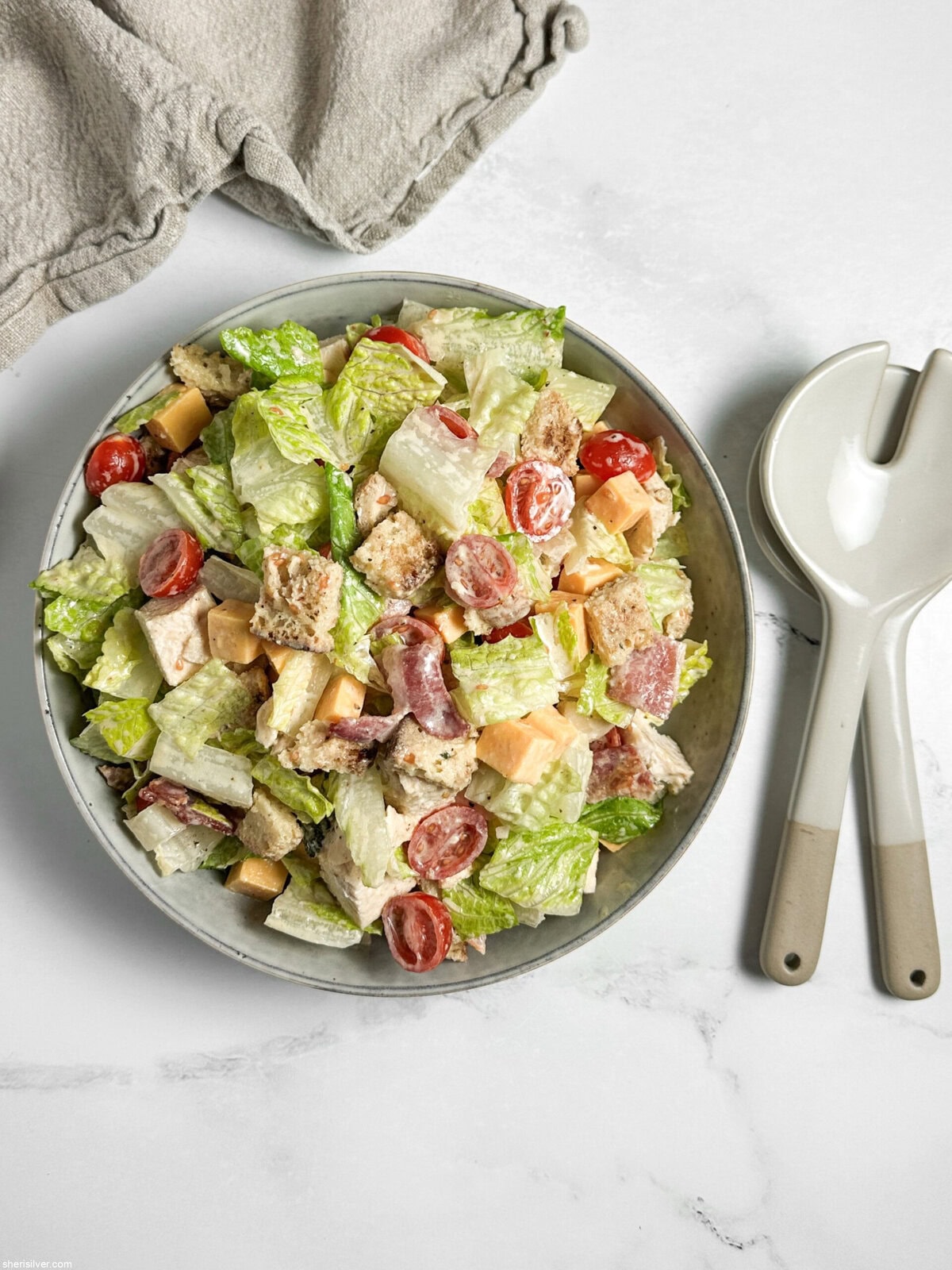 chicken club chopped salad