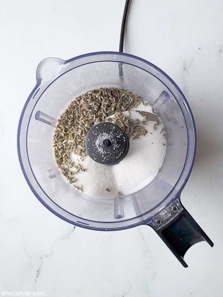 lavender sugar for lemon lavender thumbprint cookies