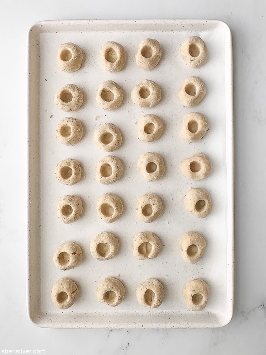 lemon lavender thumbprint cookies